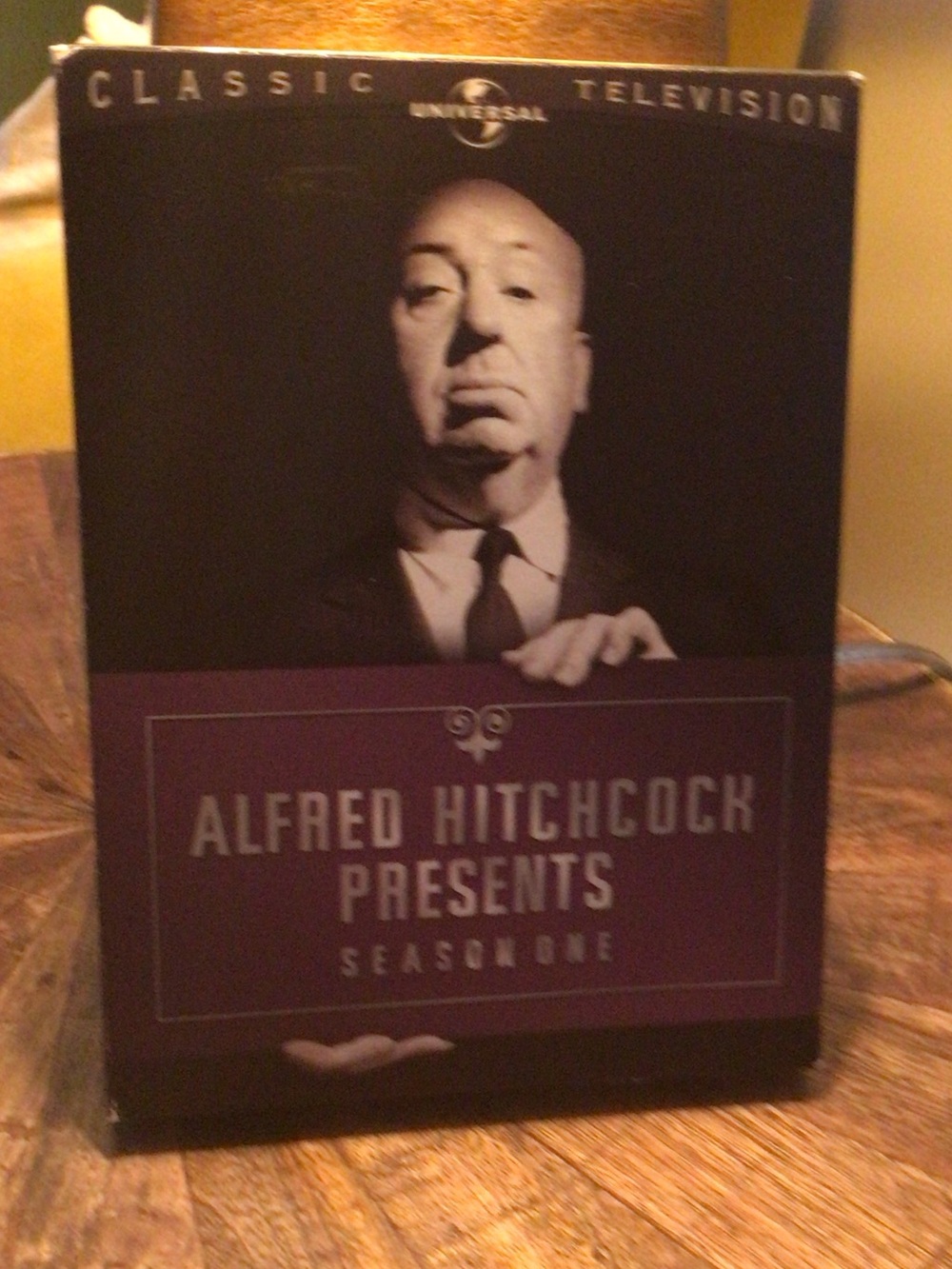 Universal Black and Purple Alfred Hitchcock Presents Coffee Table Book